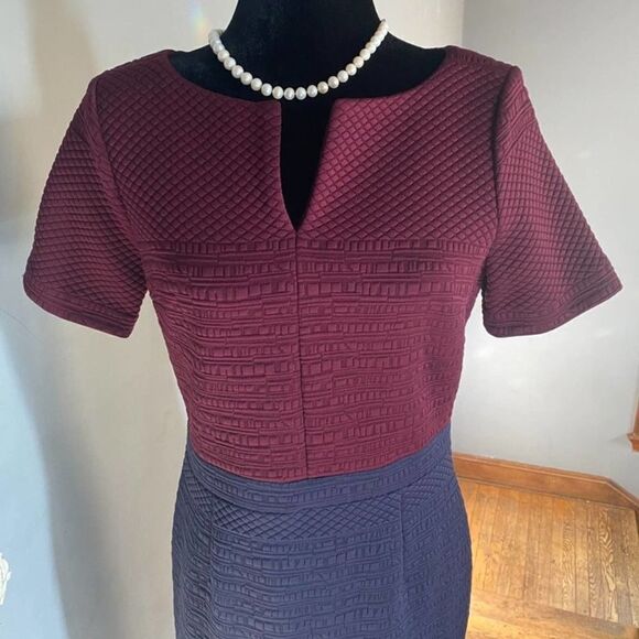 W by Worth -- Texture Color Block Dress -- Size 6 - Picture 8 of 12